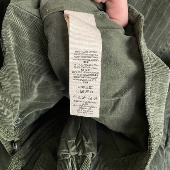 Free People Corduroy Military Jacket Womens Size Small - Picture 5 of 5